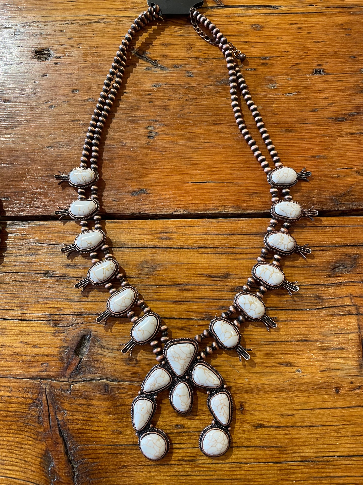 XL Copper Squash Necklace