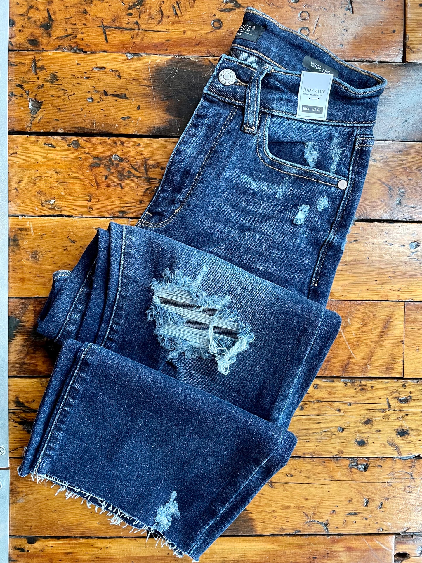 High Rise Crop JB Denim