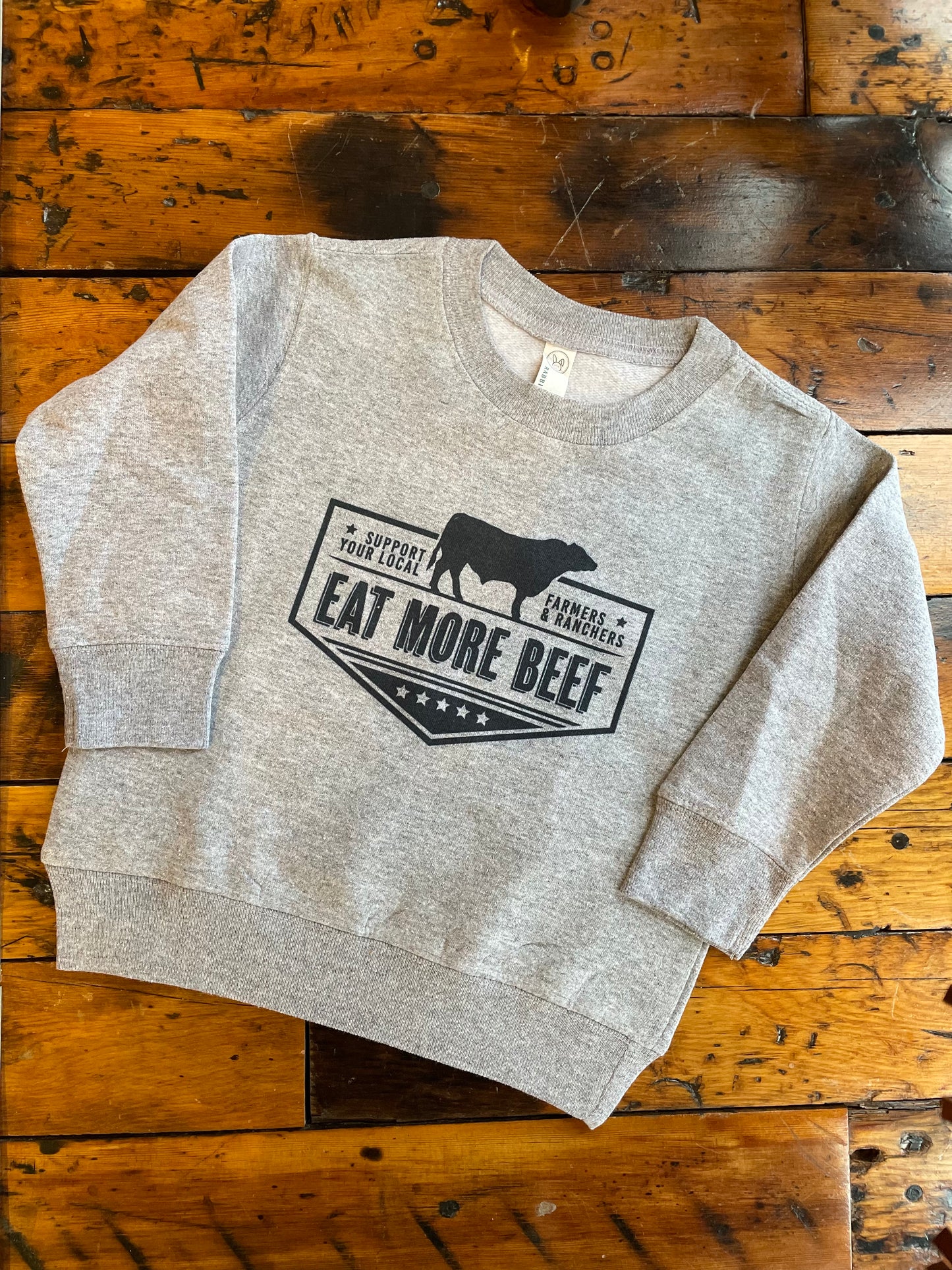 Kids Eat Beef Crewneck