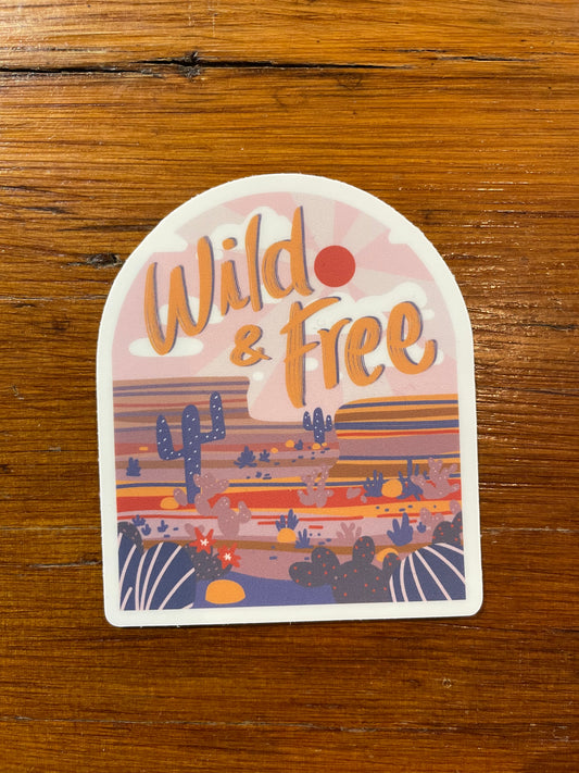 Wid & Free Sticker