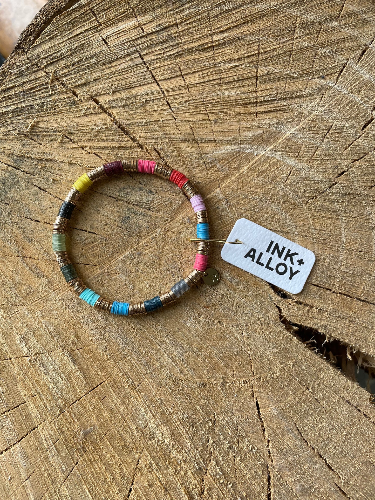 Rainbow Color Stretch Bracelet