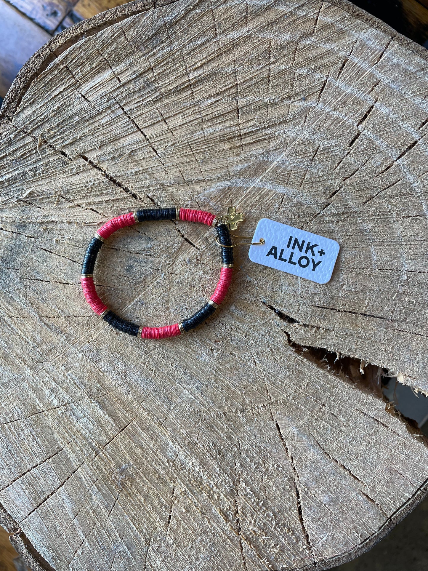 Red + Black Bracelet