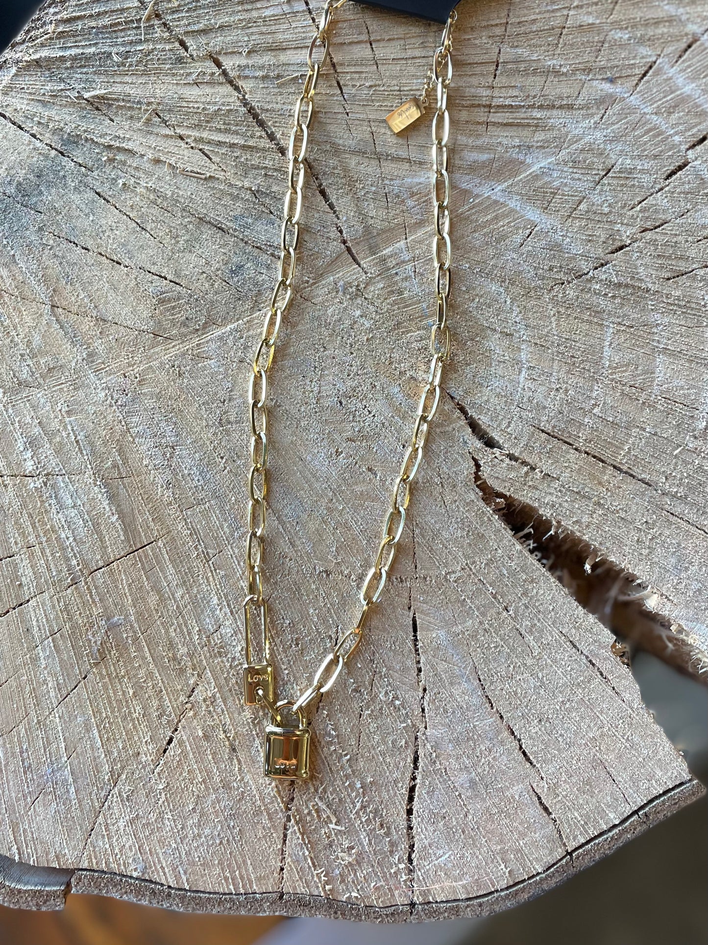 Lock Pendant Necklace