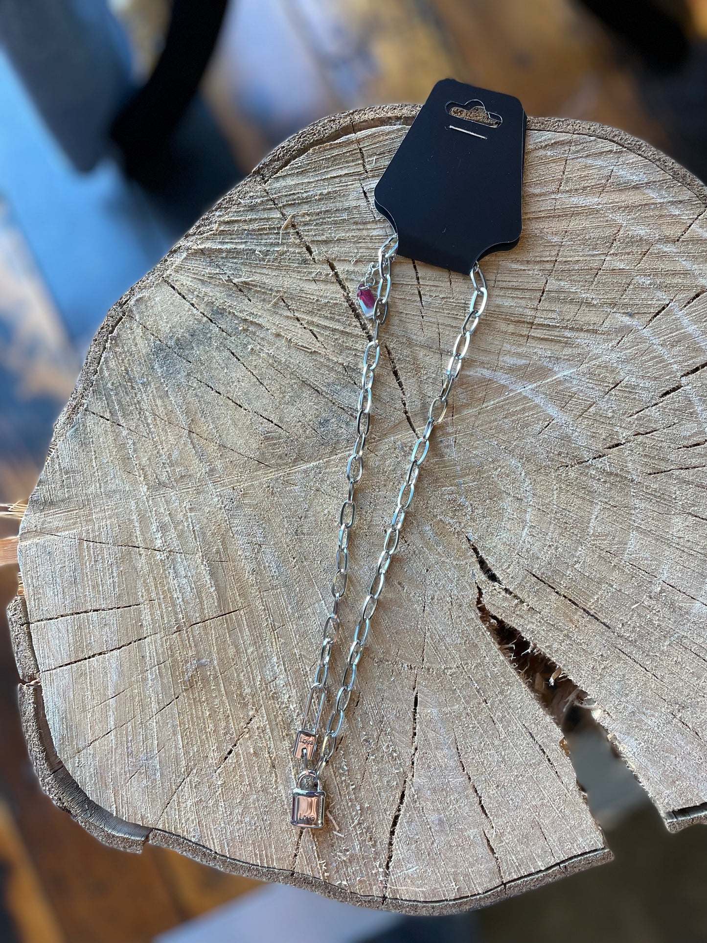 The Lock Pendant-Silver