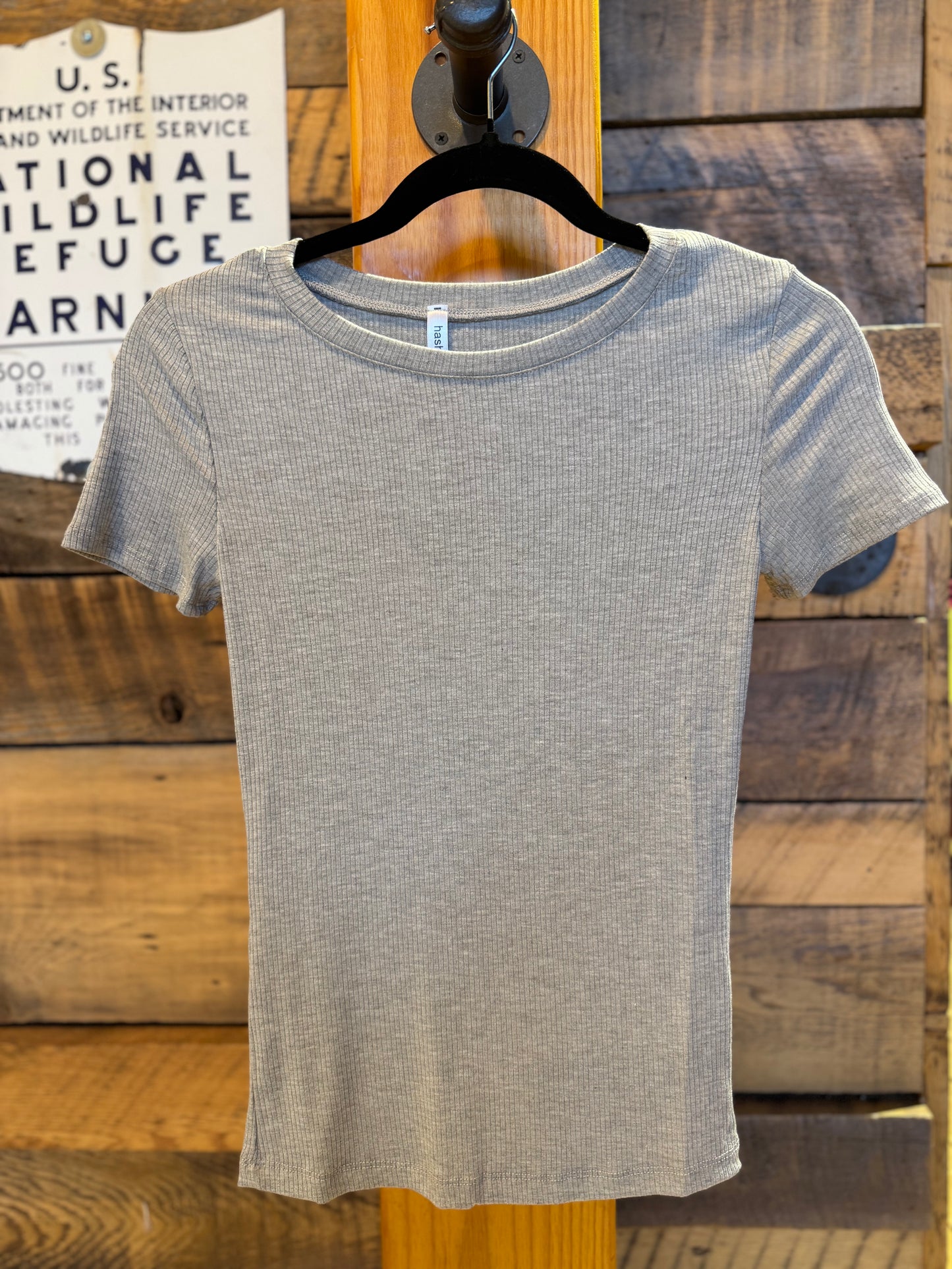 Basic Grey Knit Tee