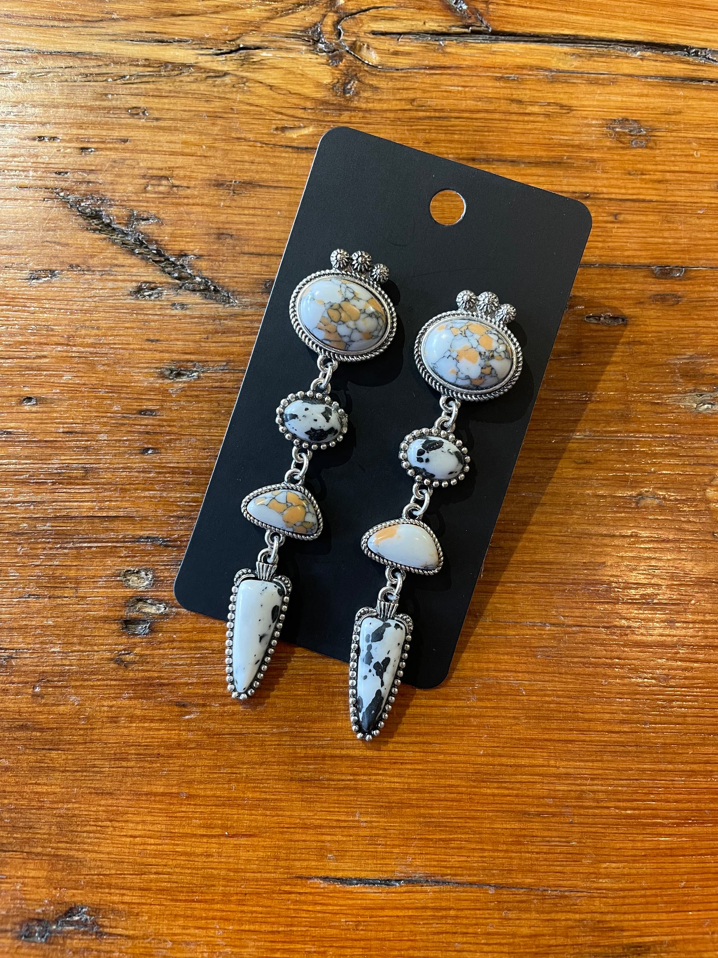 Multi Stone Western Dangles