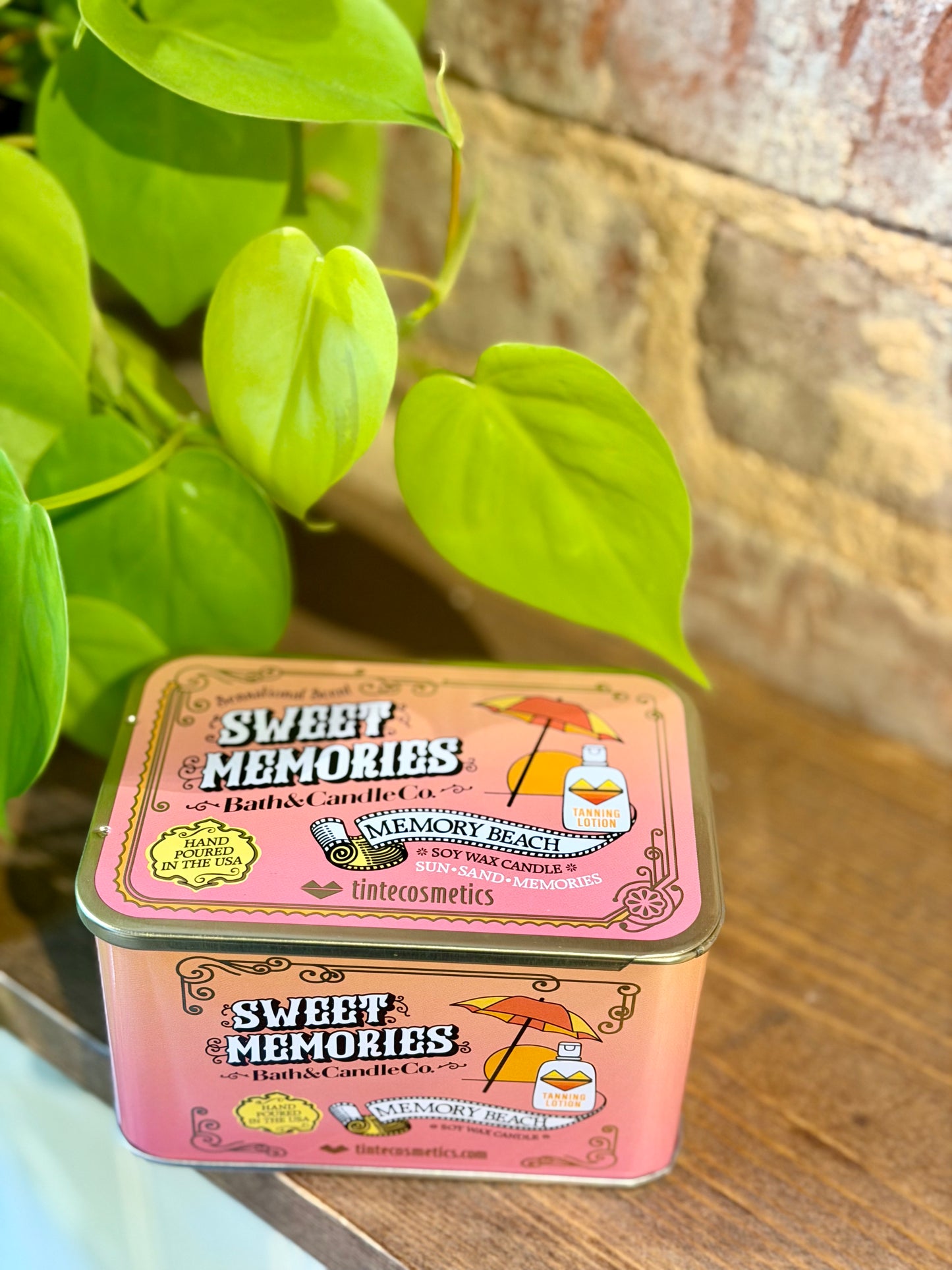 Sweet Memories Beach Tin Candle