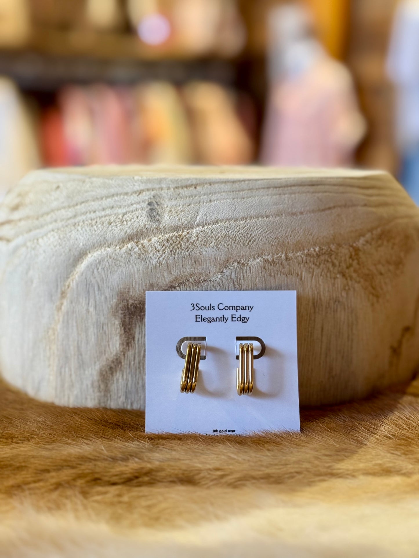 Triple U Earrings