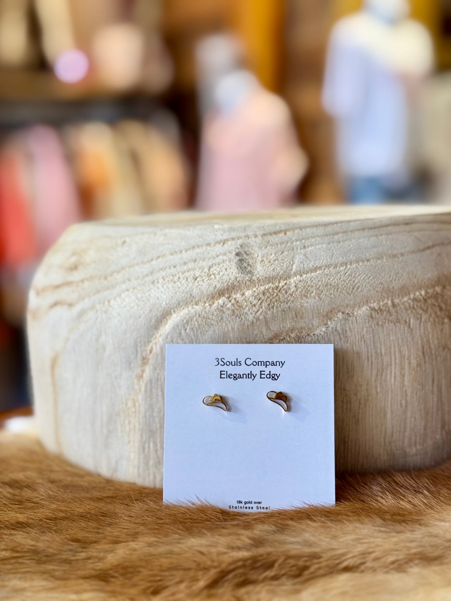 Cowboy Hat Stud Earrings