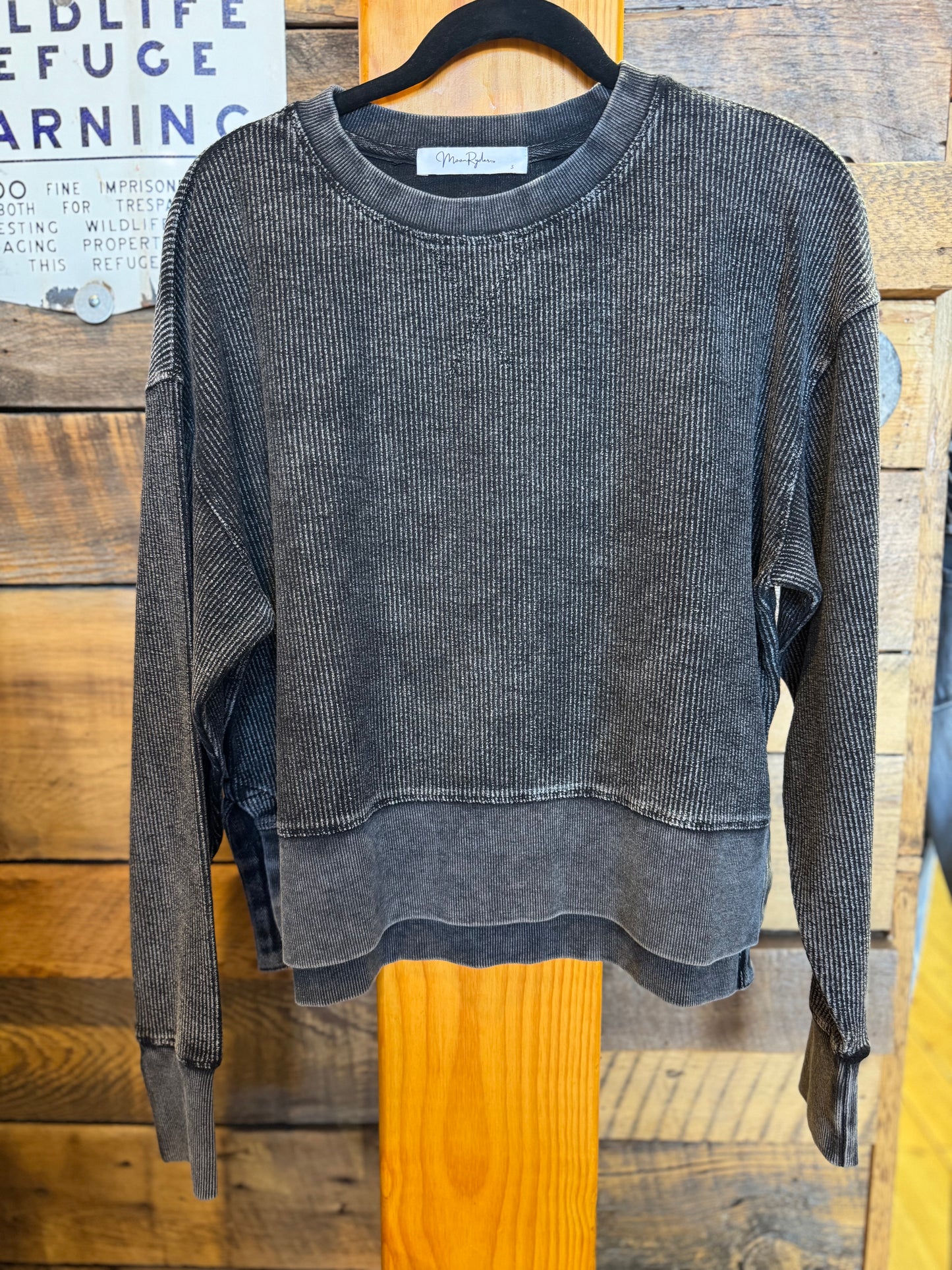 Corded Crewneck