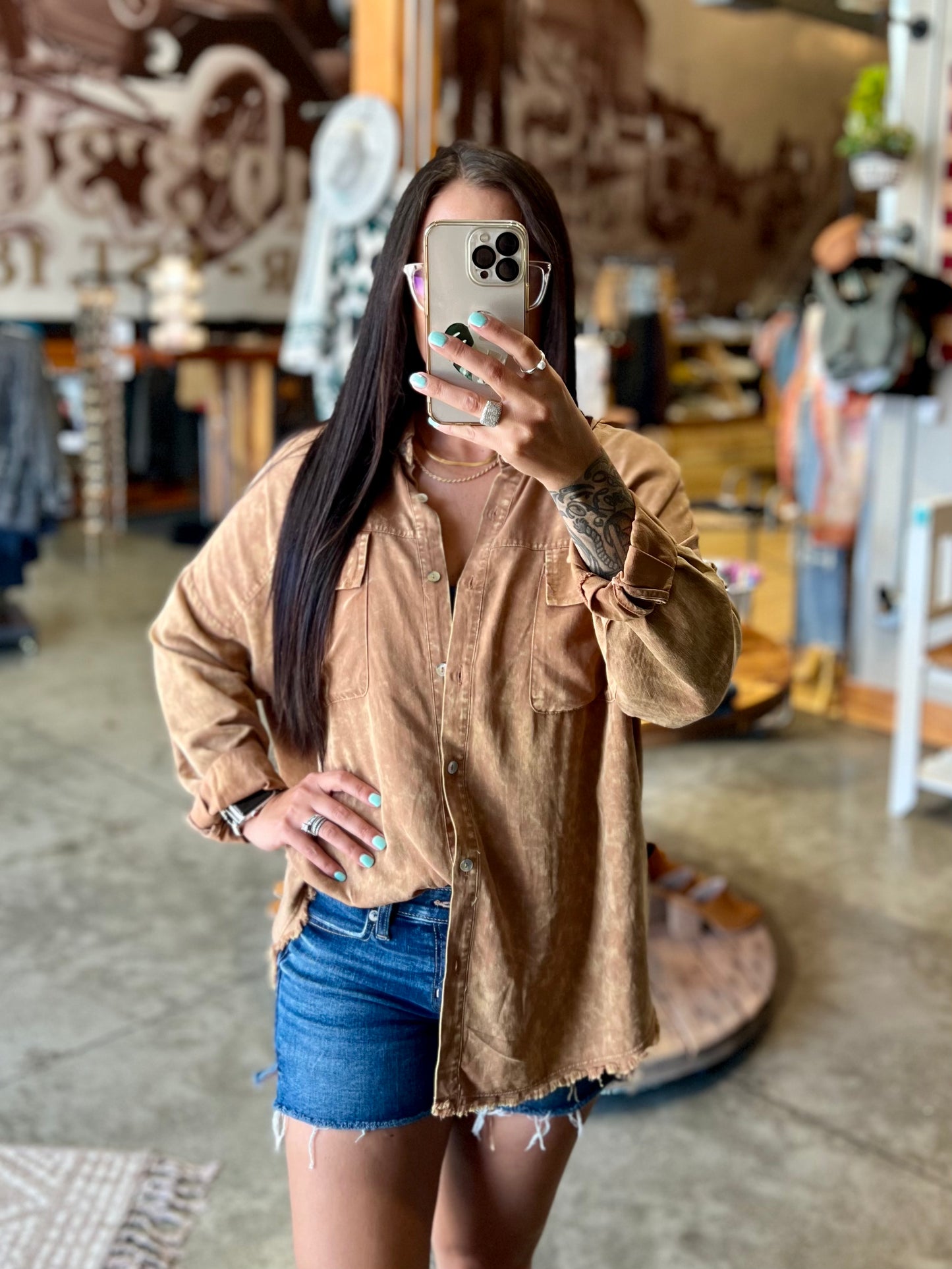 The Perfect Oversize Button Down