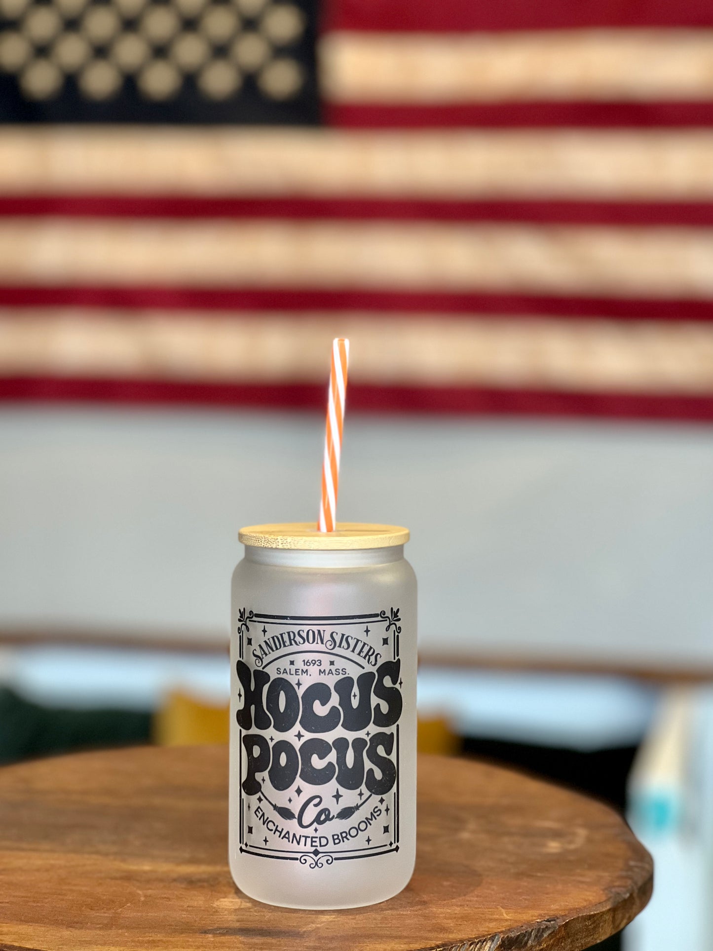 Hocus Pocus Beer Can Glass
