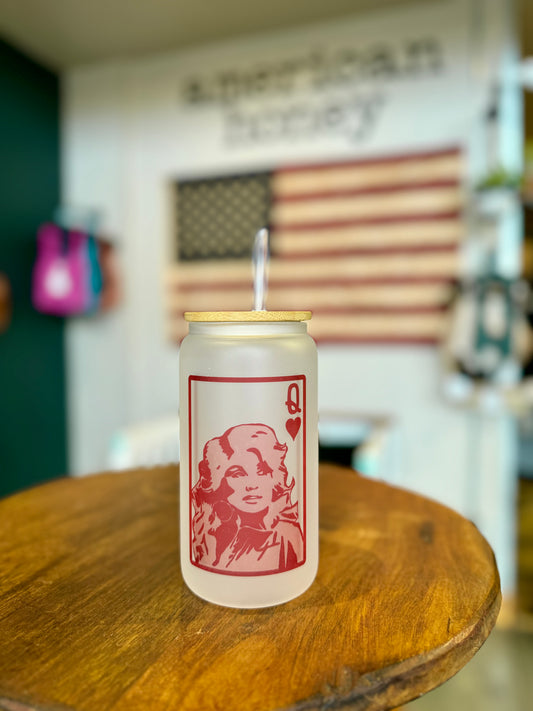 Dolly Beer Can Glass