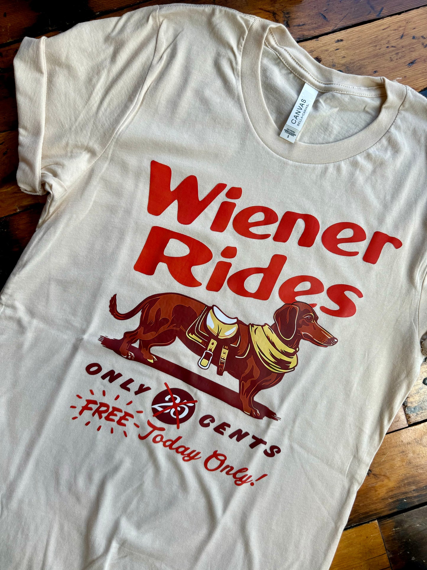 Wiener Rides Graphic Tee