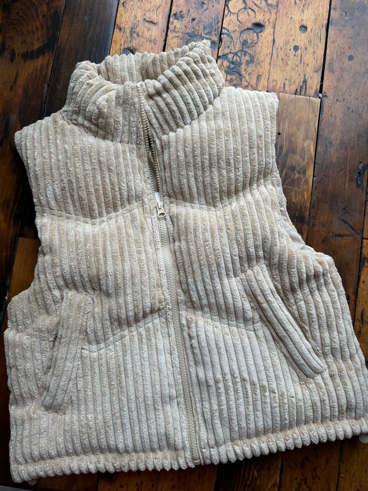 Padded Corduroy Vest
