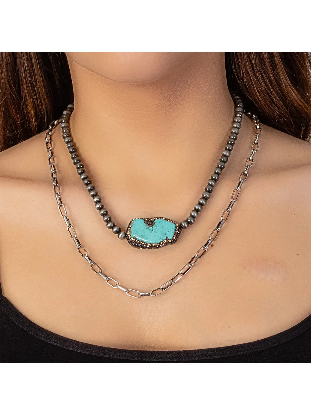 Layered Turquoise Necklace