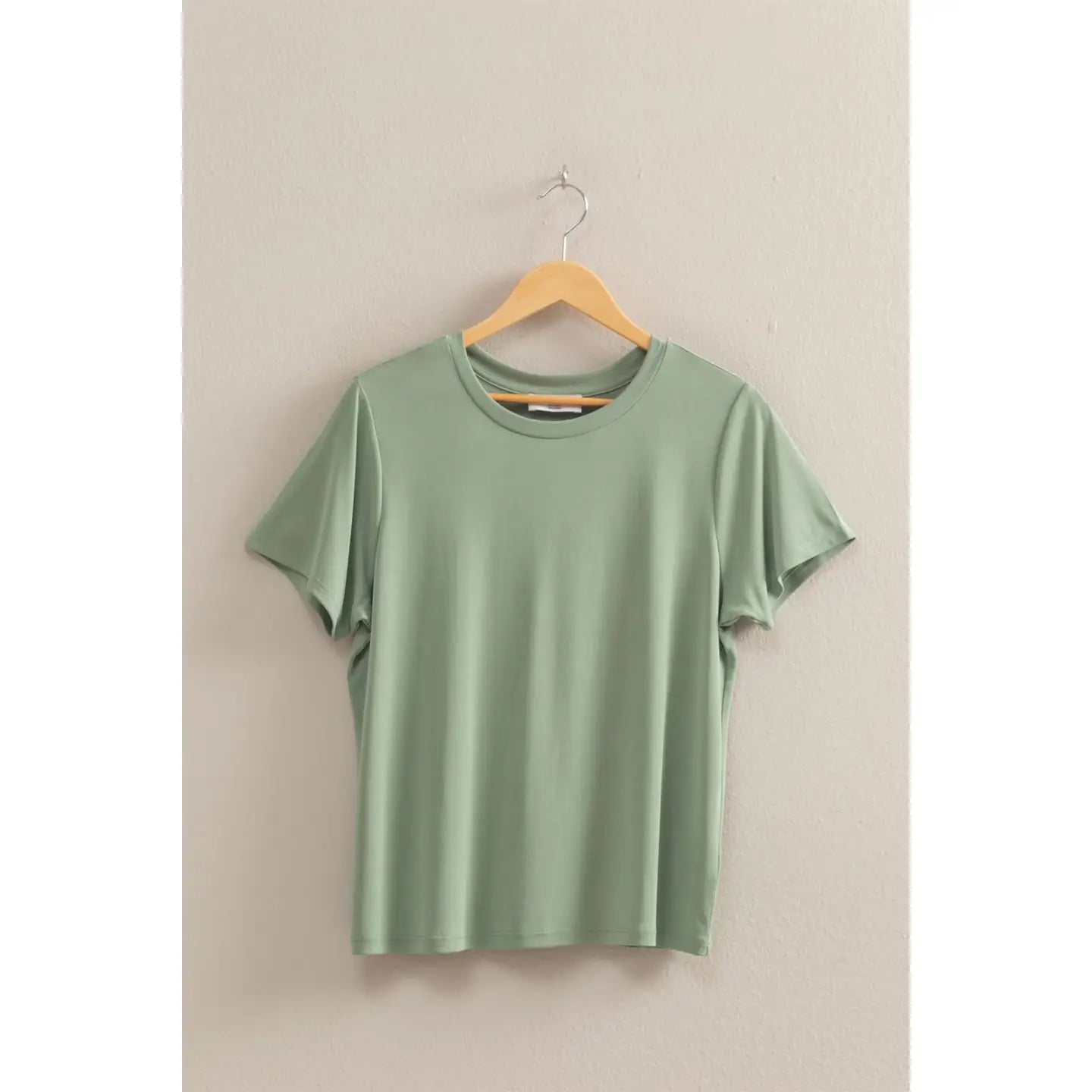 Basic Round Neck Short Sleeve Tee