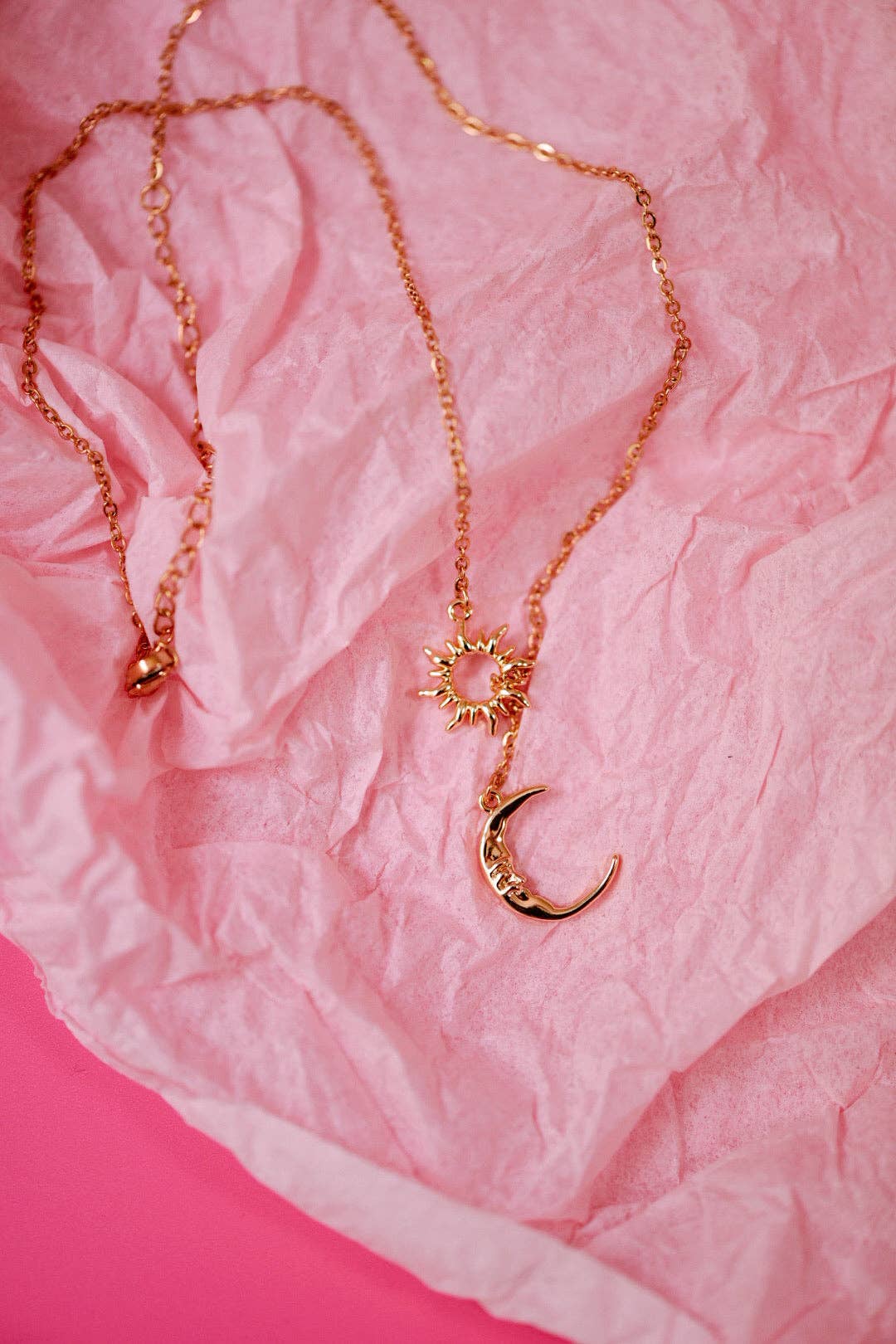 Luna Adjustable Necklace (Gold + Silver)