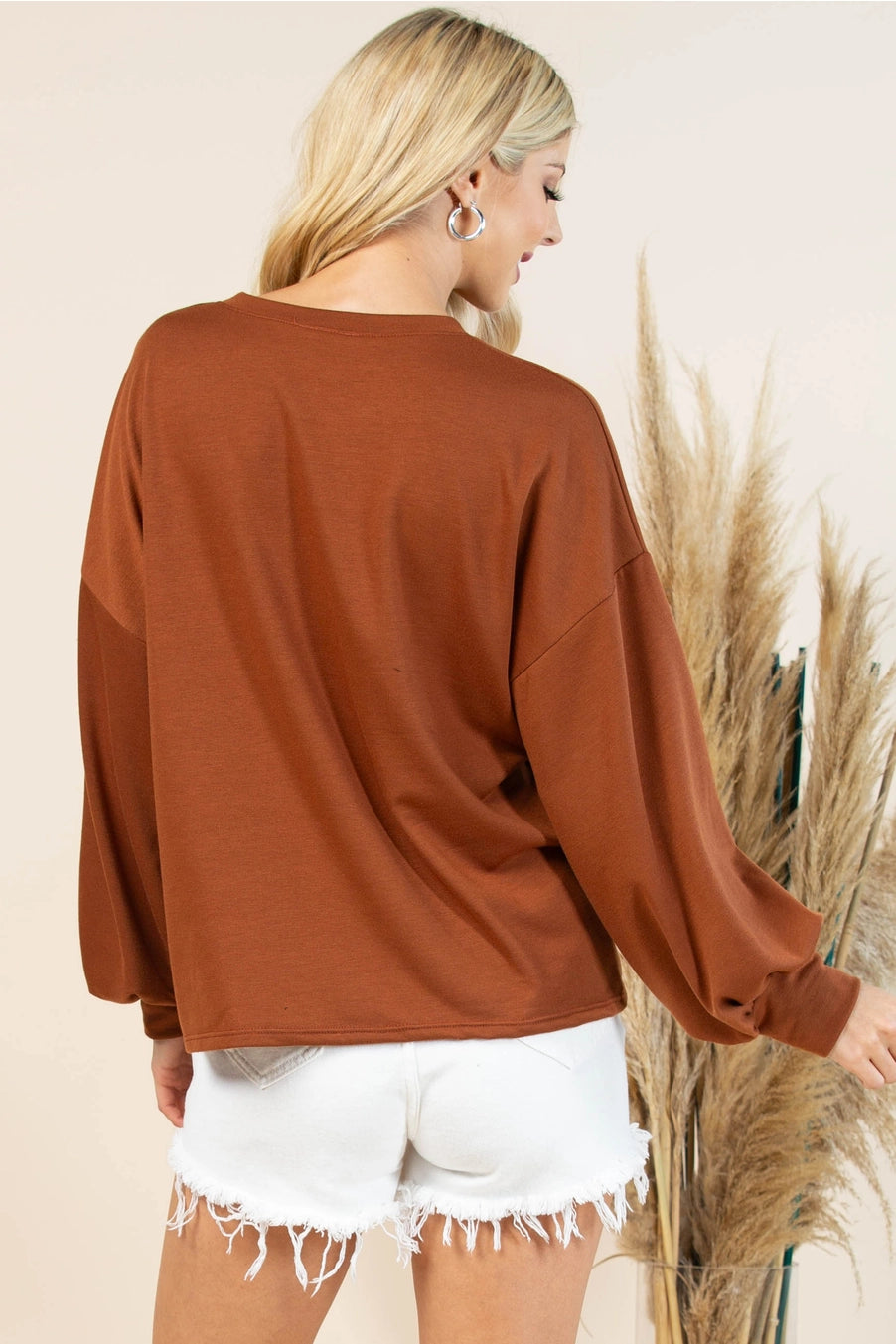 Longhorn Boot Stitch Graphic Sweatshirt