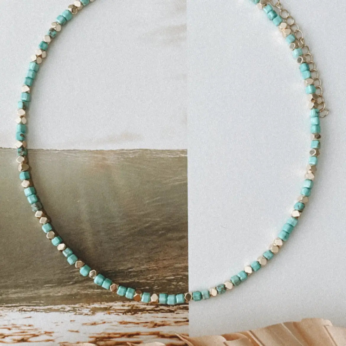 Speckled Gold Choker
