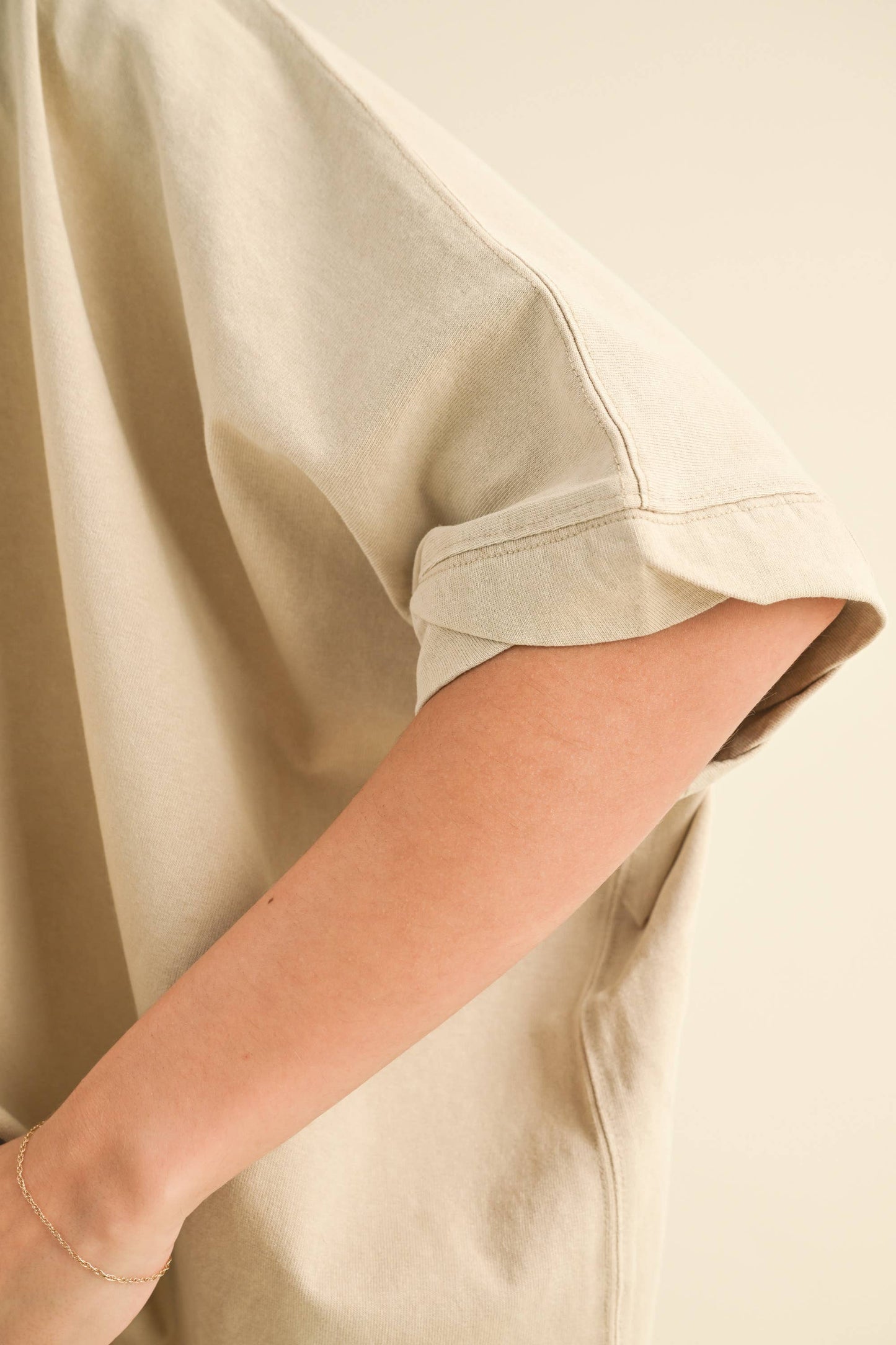 Washed Oversize Top
