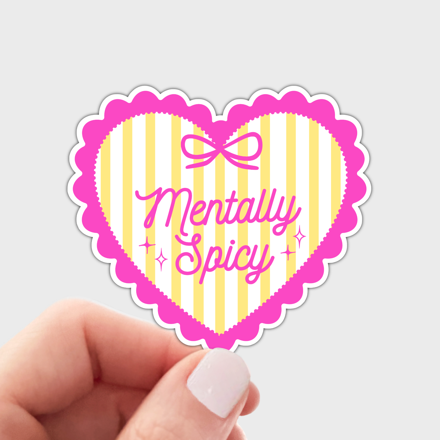 Mentally Spicy Sticker