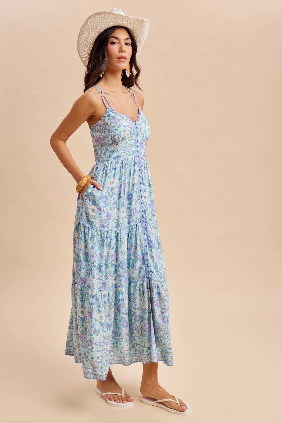 Floral Print Maxi Dress