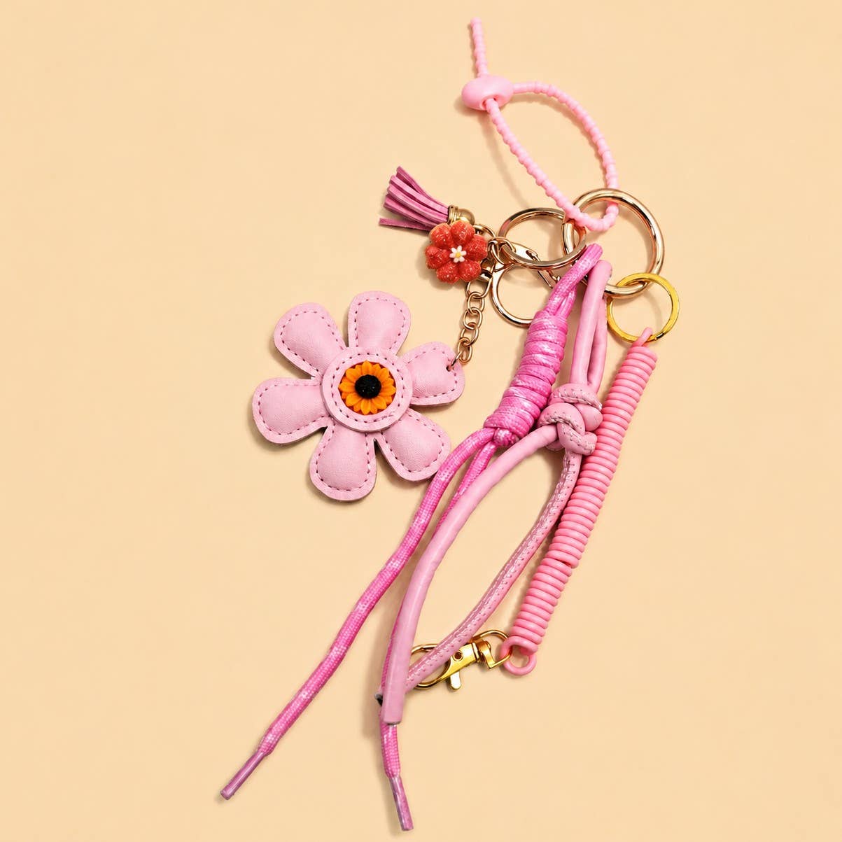 Flower Rope Bag Charm