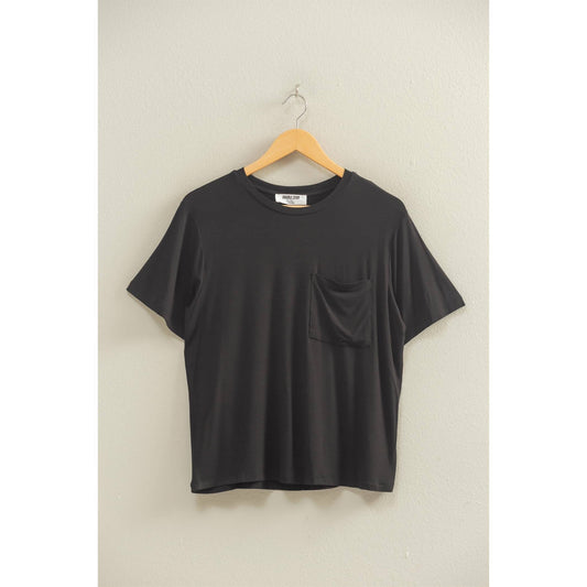 Crew Neck Short Sleeve Top