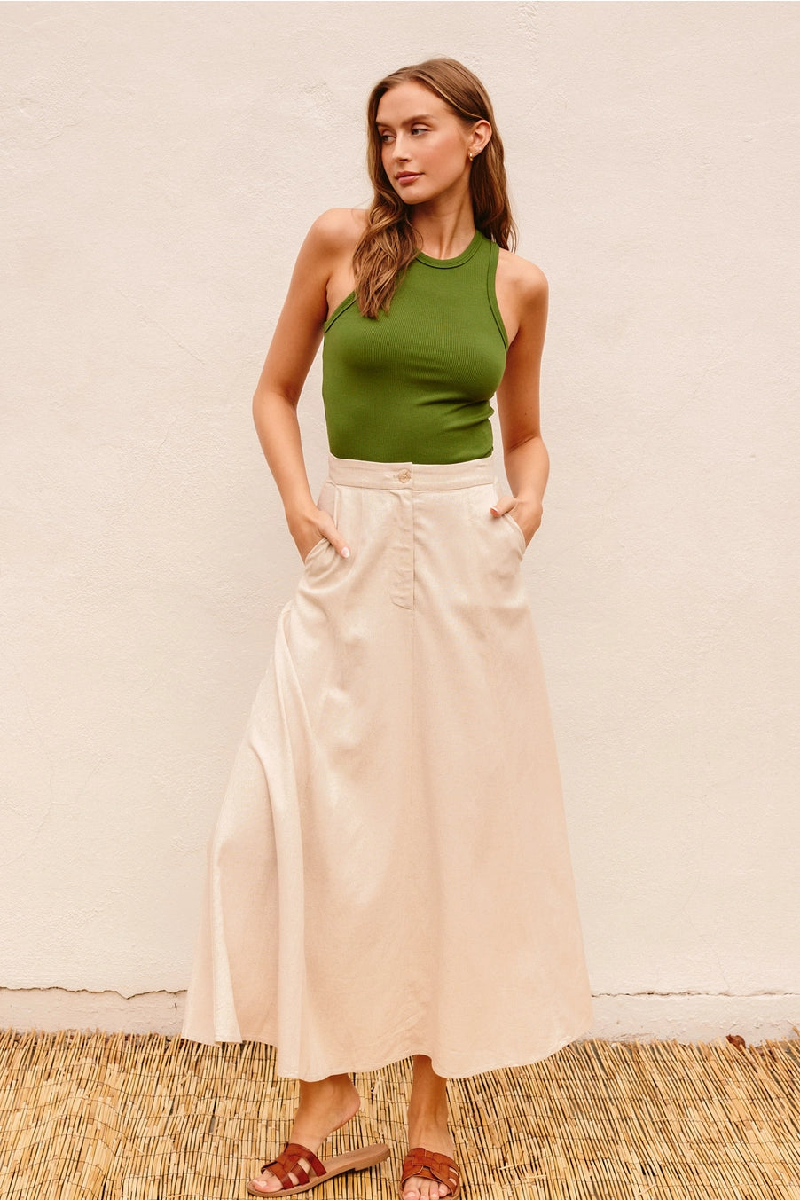 Heaven Sent Flared Maxi Skirt