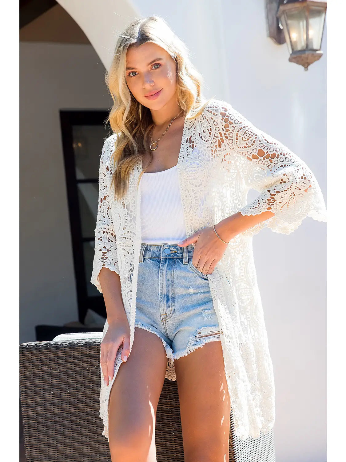 Crochet Lace Cardigan