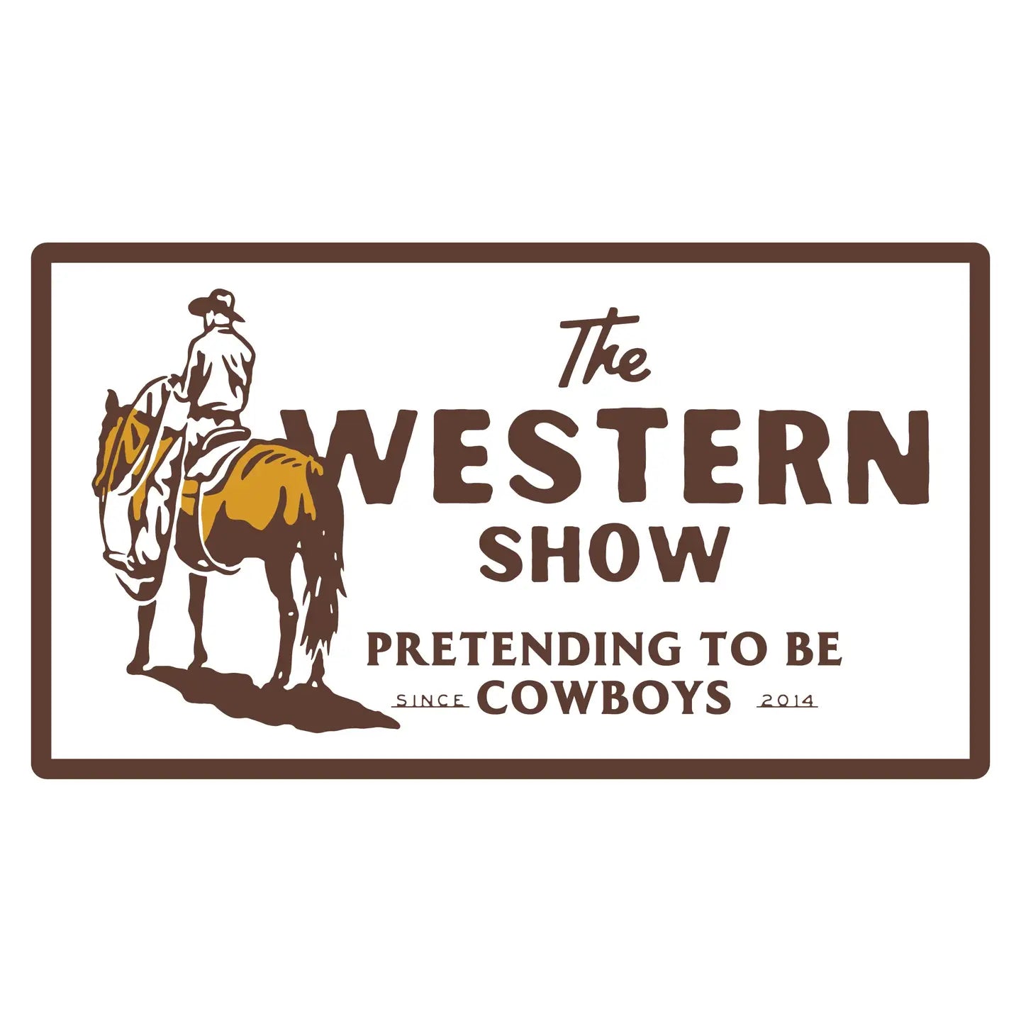 The Western Show Sticker