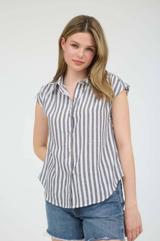 Stripe Button Down Shirt