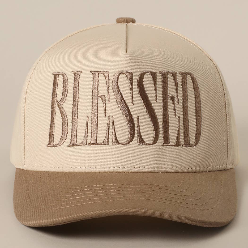BLESSED Embroidered Cap