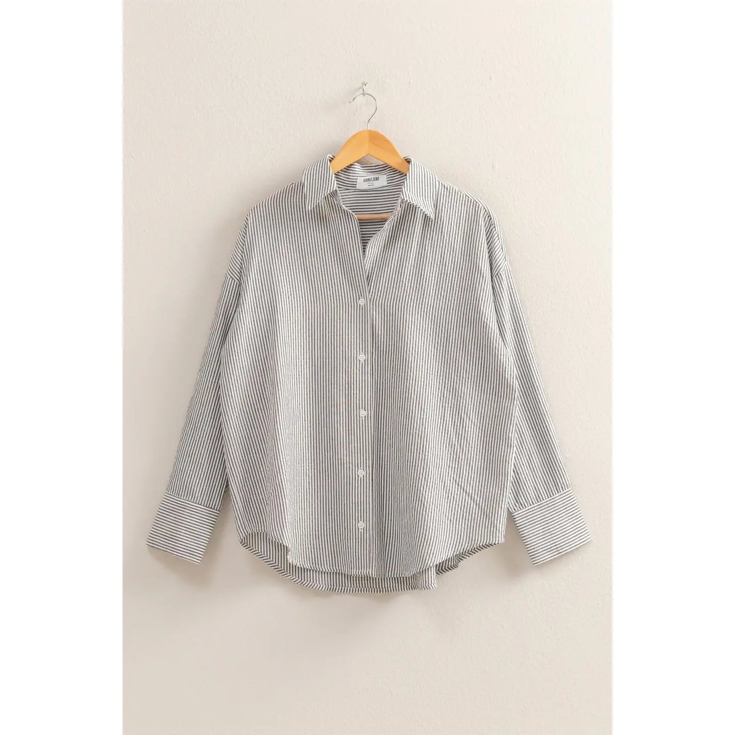 Striped Button-Down Shirt