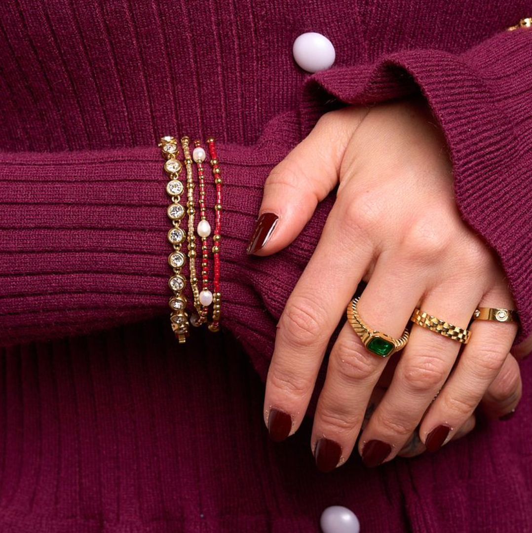 Evie Circle Diamond Bracelet