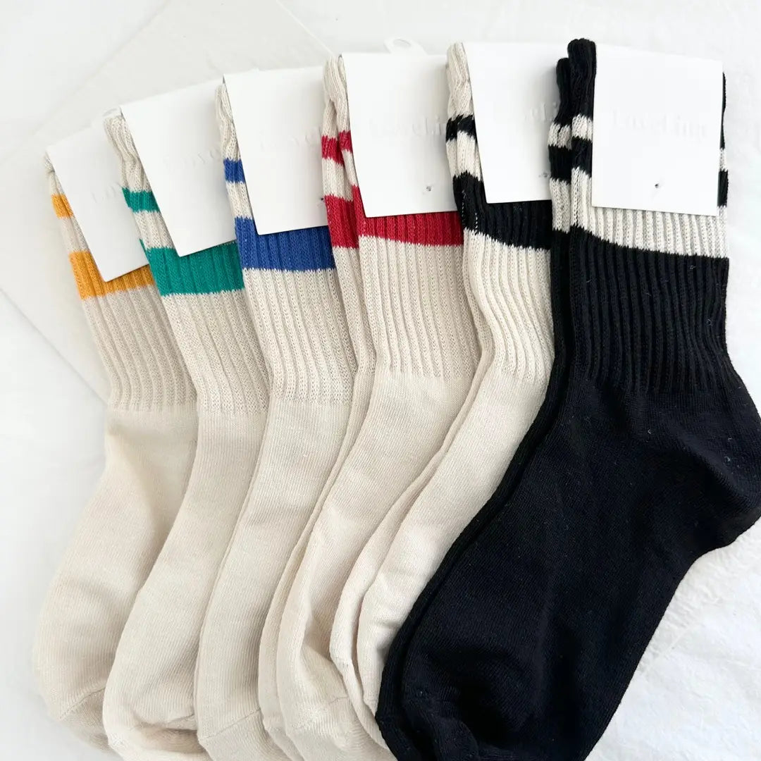 Striped Crew Socks