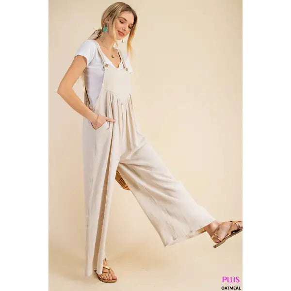 Shirring Overalls