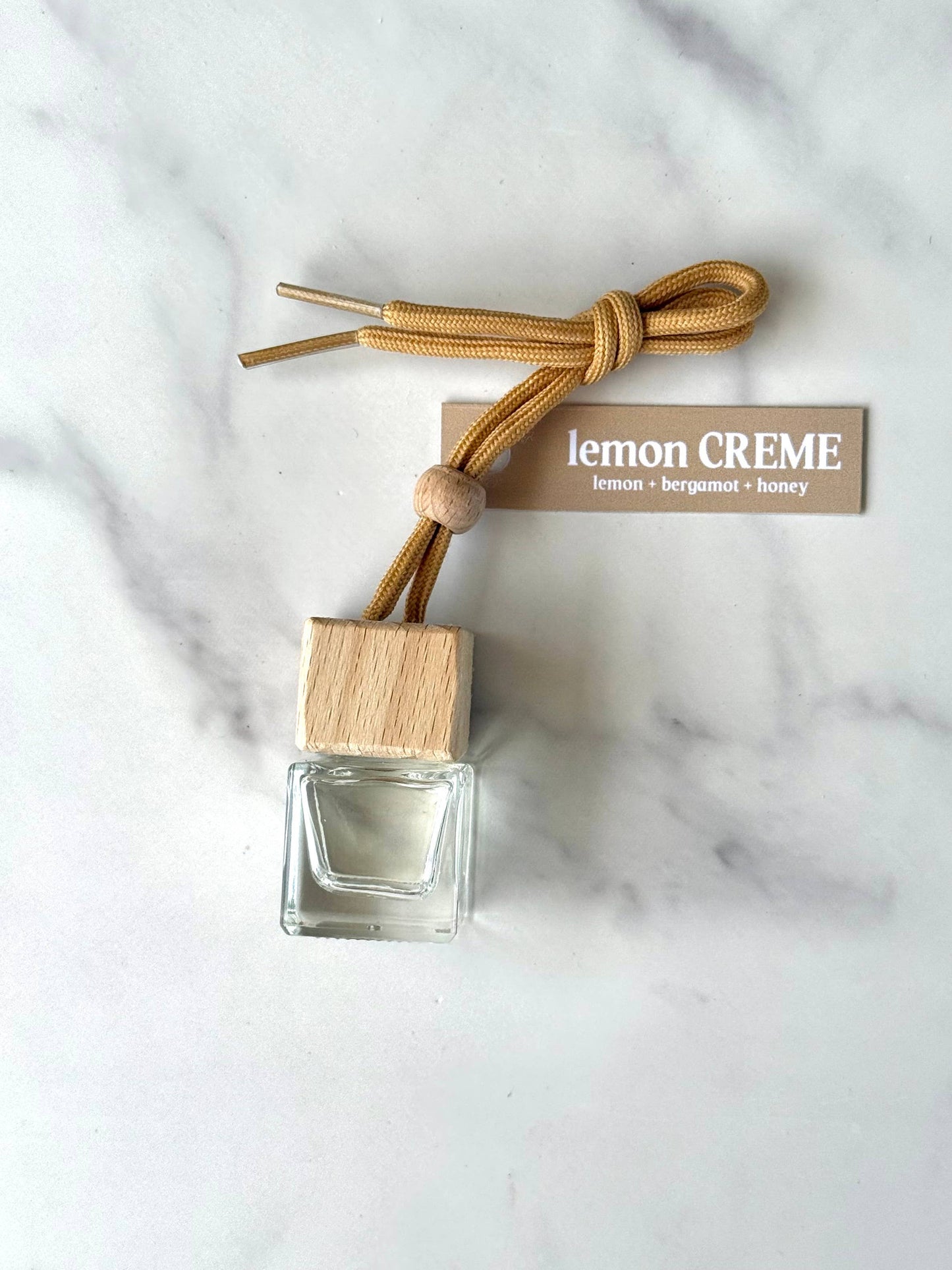 Lemon Creme Scented Car Diffuser