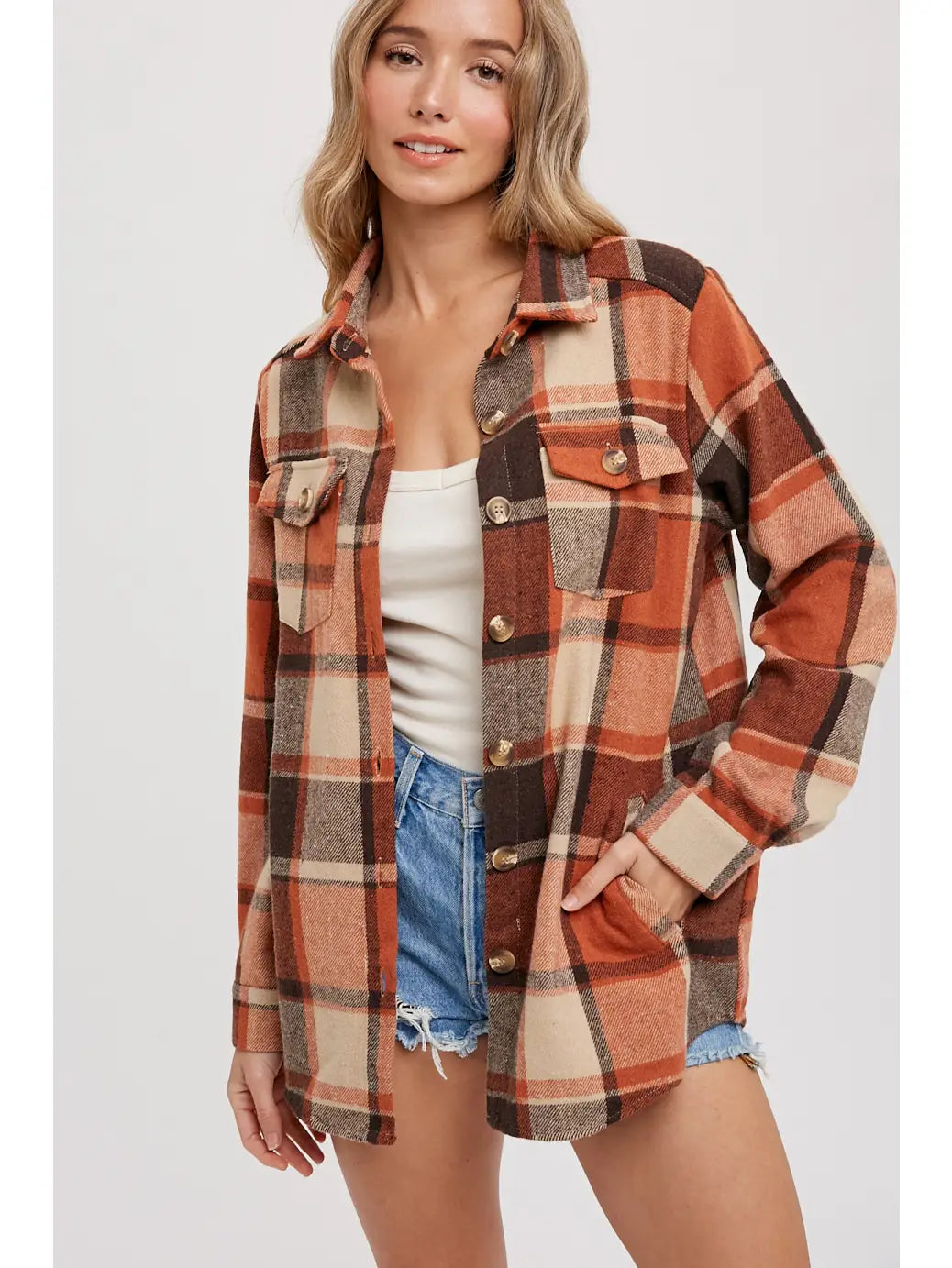 Flannel Plaid Shacket
