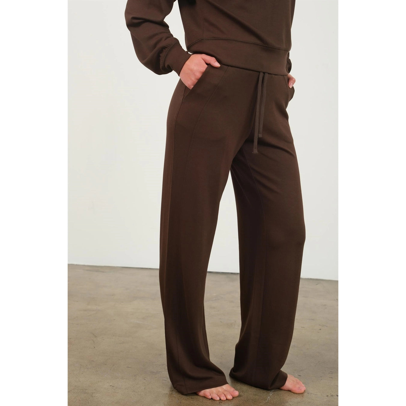 Wide Leg Drawstring Sweatpants