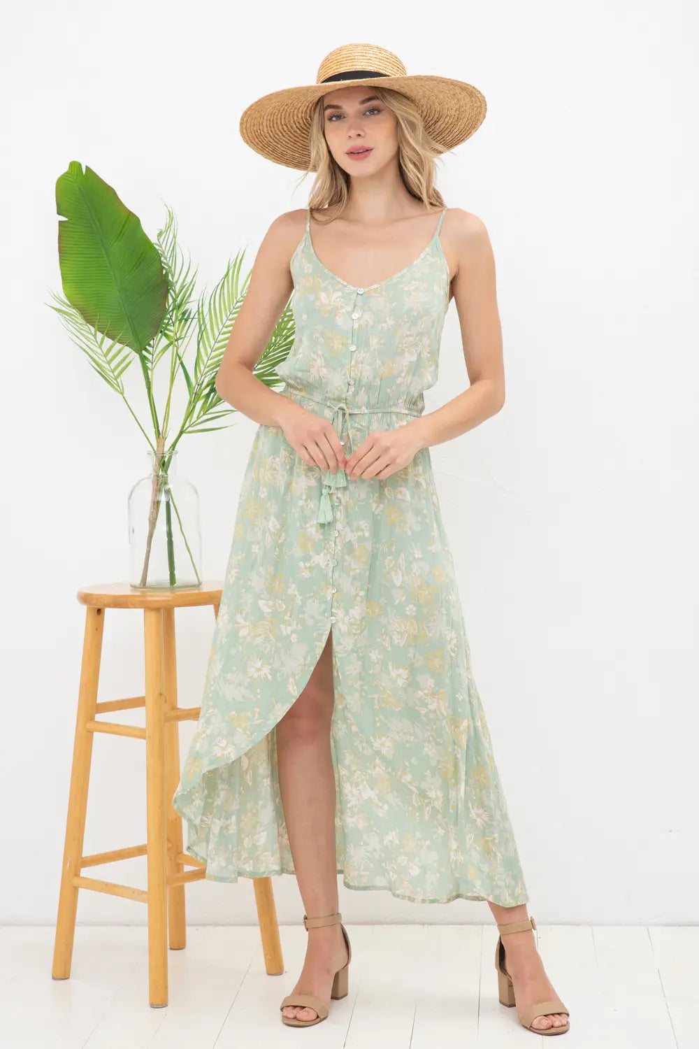 Tropical Floral Dress