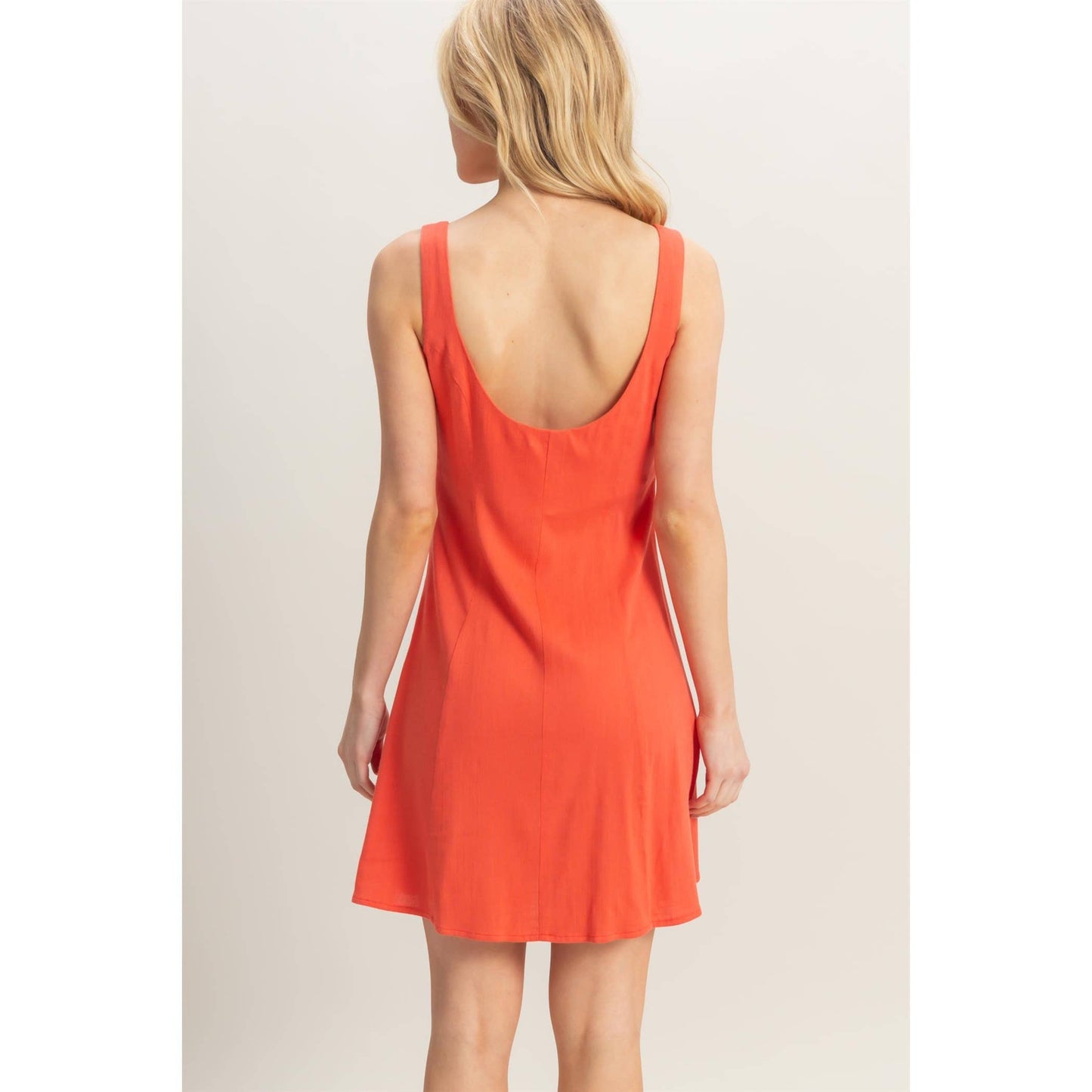 Stretchy Sleeveless Mini Dress