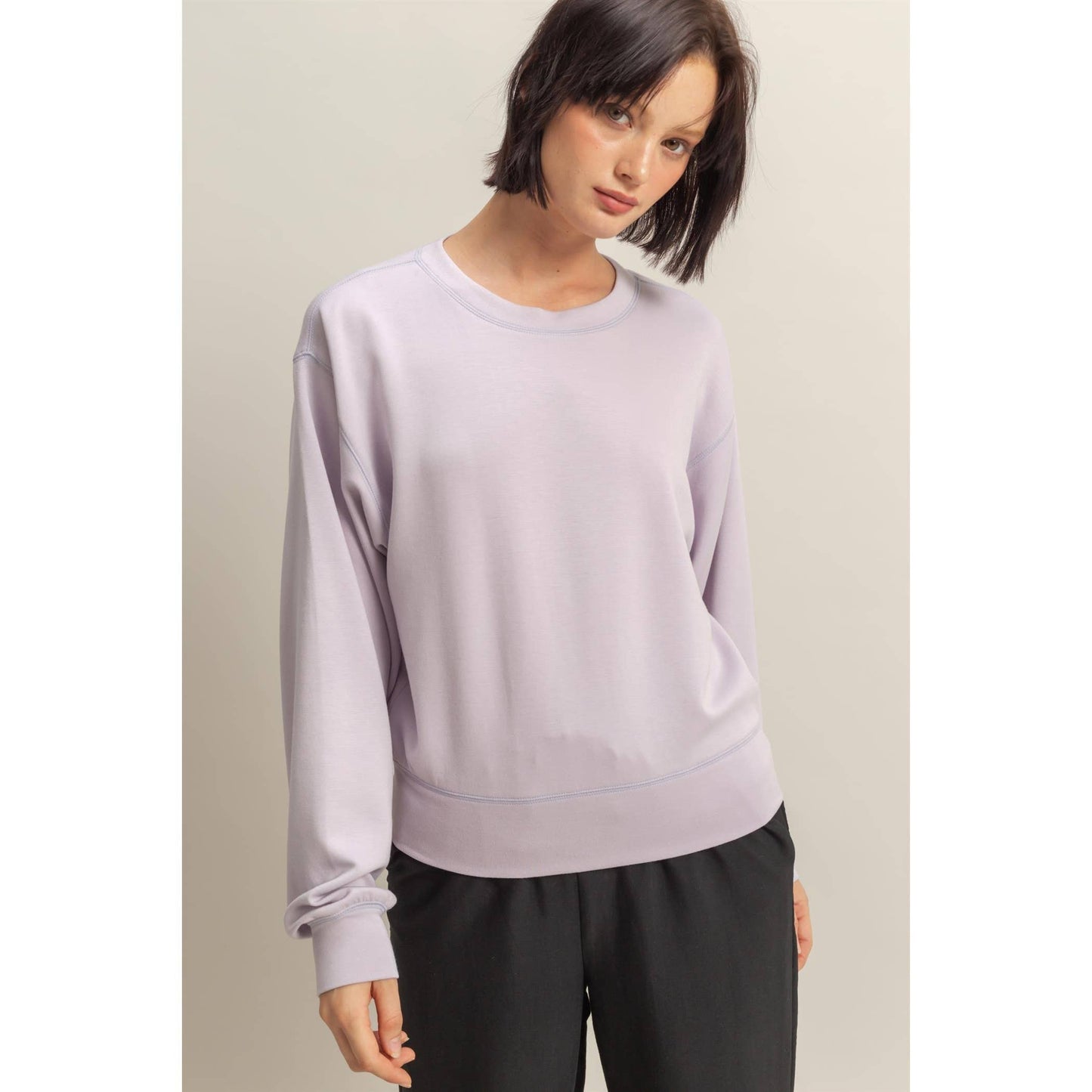 Relaxed Long Sleeve Sweatshirt