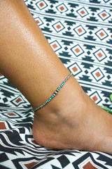 Navajo & Turquoise Anklets