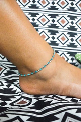 Navajo & Turquoise Anklets