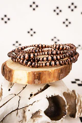 Copper Beaded Stacked Bracelet