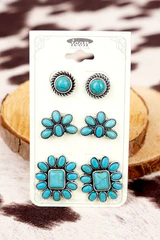 Turquoise Sierra Vista Earring Set