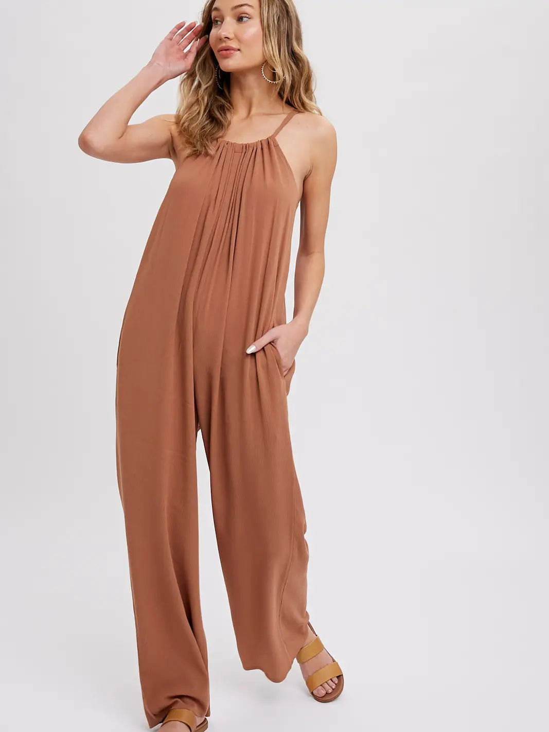 Boho Wide Leg Jumpsuit