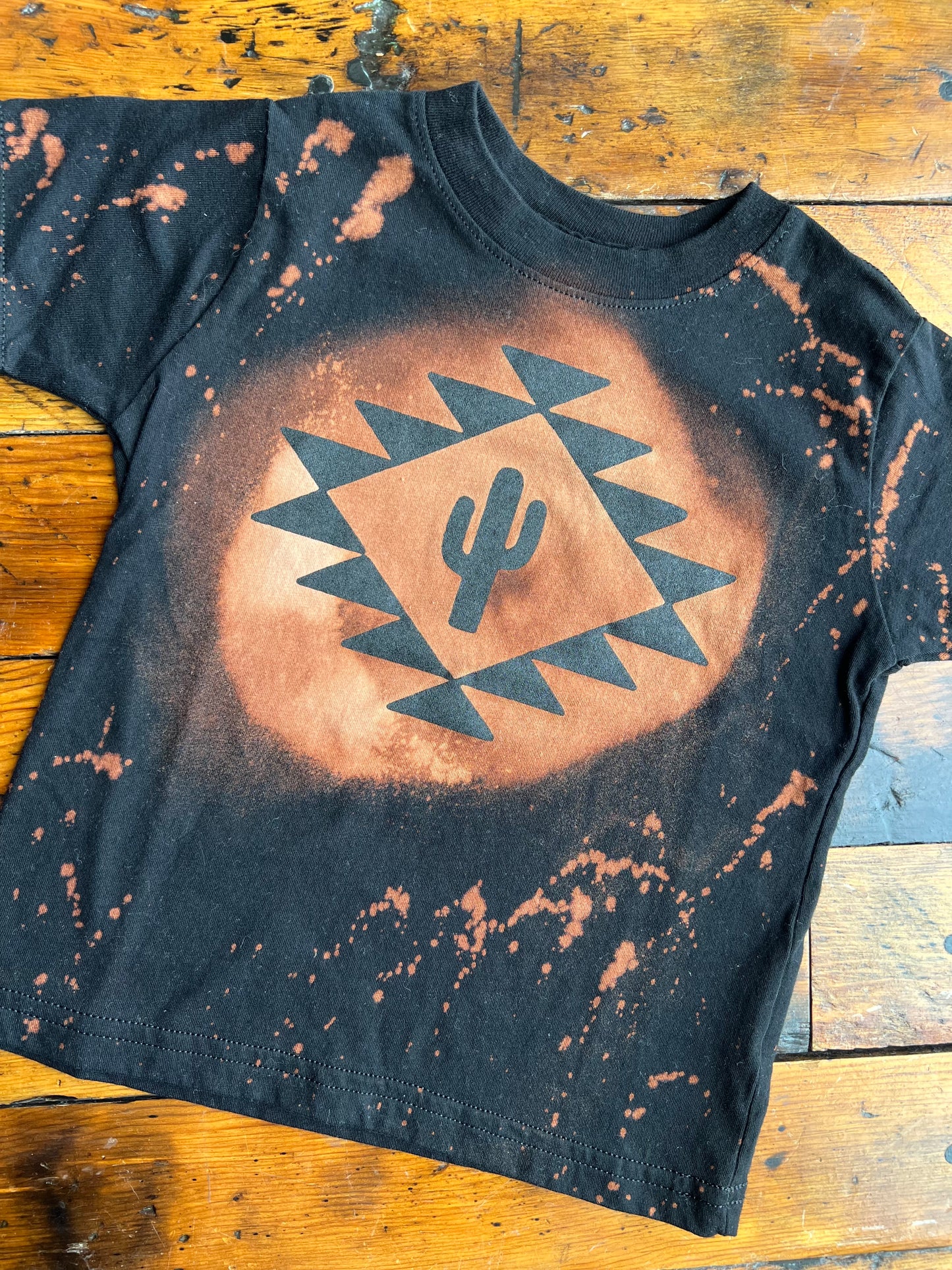 Bleached Aztec Graphic